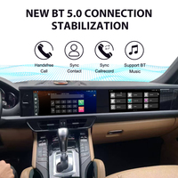 Inalámbrico doble 12,3 "Pantalla táctil Auto Radio GPS Android 13 para Porsche Cayenne 2011-2017 reproductor Multimedia de navegación