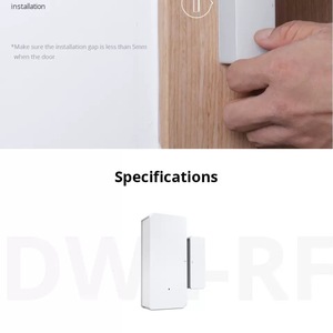 Smart Wifi Zigbee Sensor de puerta Detector magnético Puerta abierta Detectores cerrados Aplicación Compatible con Google Home Windors Sensor de puerta - Product Image 4