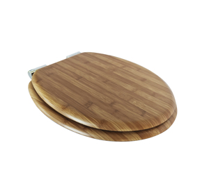 Toilette Style occidental <span class=keywords><strong>solide</strong></span> bambou ménage universel lent épaissi couverture de toilette silencieux acajou siège de toilette - Product Image 5
