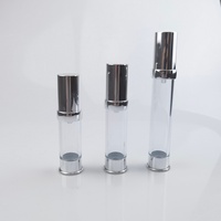 Venta al por Mayor de 100 Piezas de Botellas de Loción Airless de 15ml/30ml/50ml para Cosméticos, con Impresión ASlik y Gotero