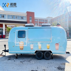 Remorque alimentaire classique à design arrondi, extérieur poli, cuisine mobile, homologuée DOT CE VIN, style intemporel, <span class=keywords><strong>camion</strong></span> de restauration - Product Image 4