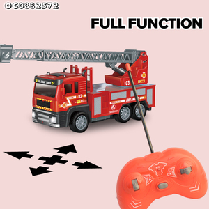 1:24 4CH Simulation Rc Big Remote Control Fire Truck Car Toys pour garçons avec lumière - Product Image 3