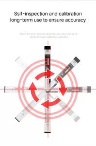 Niveau à bulle en alliage d'aluminium Shen Dawei SW-LR180, 2 m, pliable, pour la mesure d'inclinaison et la détection de verticalité en génie civil, SW-LR180 - Product Image 5