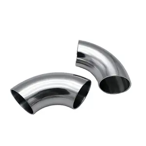 Sanitary Pipe Fittings Elbow Stainless Steel Sanitary Weld Bend Pipe Fitting 180 Degree Elbow