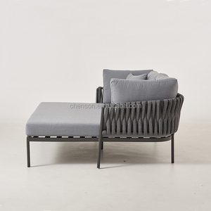 Meubles en corde Chaise longue <span class=keywords><strong>de</strong></span> tissage <span class=keywords><strong>de</strong></span> <span class=keywords><strong>jardin</strong></span> Chaise longue en corde - Product Image 4