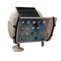 Support de tablette d'appui-tête de voiture pour siège arrière de voiture Support universel de voiture iPad pour enfants dans les sièges arrière Support de tablette rotatif à 360