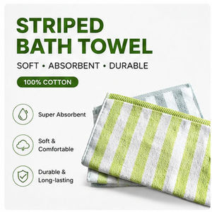 <span class=keywords><strong>Serviette</strong></span> <span class=keywords><strong>de</strong></span> luxe <span class=keywords><strong>de</strong></span> qualité supérieure, personnalisée avec logo, couleur unie, rayée, en <span class=keywords><strong>fibre</strong></span> <span class=keywords><strong>de</strong></span> <span class=keywords><strong>bambou</strong></span>, ultra douce, écologique, antimicrobienne, pour usage hôtelier - Product Image 6