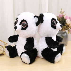 Peluche <span class=keywords><strong>Panda</strong></span> Noir et Blanc Assis, Grande Vente, Mignon avec <span class=keywords><strong>de</strong></span> Grands <span class=keywords><strong>Yeux</strong></span>, Jouet en Peluche <span class=keywords><strong>Panda</strong></span> pour Enfants, Cadeau Idéal - Product Image 4