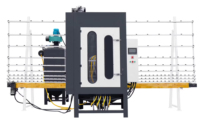 Machine de sablage de verre CNC horizontale automatique à haute efficacité TANPU avec moteur et pompe, fonctionnement facile, épaisseur de 3 à 25 mm
