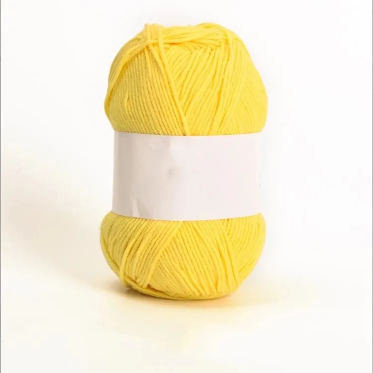 Crochet de hilo de algodón de leche de alta calidad para ropa de moda