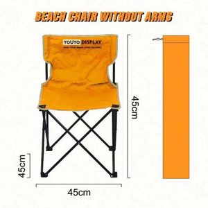 Chaise de camping pliante moderne en acier inoxydable sur mesure pour adultes, chaise de plage compacte pour le parc, fabriquée sur mesure par le fabricant - Product Image 4