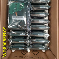 Disque dur WD8005FRYZ pour serveur cloud d'entreprise, 8 To, 7200 tr/min, 3,5 pouces, SATA 6 Gb/s, 256 Mo de cache, pour stockage de données cloud et charges de travail lourdes