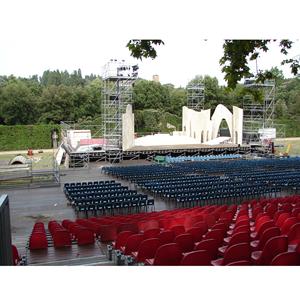 Fabriqué en Italie, marque CETA, panneaux métalliques durables personnalisés avec traitement antidérapant, modèle de scène, scène MC, plateforme de scène - Product Image 1