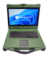 Computadora Industrial Portátil de 14 Pulgadas con Pantalla LCD LED, Unidad de Disco Duro, Resolución de 1920 x 1080, CPU I3/I5/I7, Resistente para Uso Comercial