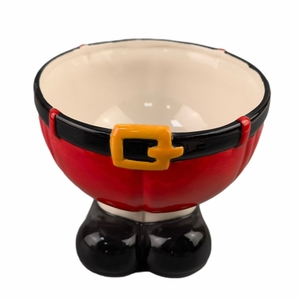 Ensemble de plats jetables en céramique avec <span class=keywords><strong>message</strong></span> <span class=keywords><strong>du</strong></span> <span class=keywords><strong>Père</strong></span> Noël et boîte à biscuits, pot à lait et bol à friandises renne pour fête - Product Image 3