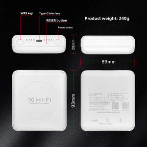 5G Xách Tay MI-FI Dual Band Gigabit Wifi 6 Cắm Sim Thẻ <span class=keywords><strong>Router</strong></span> <span class=keywords><strong>Router</strong></span> Ngâ<span class=keywords><strong>n</strong></span> Hàng Điệ<span class=keywords><strong>n</strong></span> Pocket Wifi Pin 10000MAh - Product Image 2