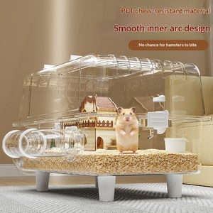 <strong>Hamster</strong> Reptile <strong>Cage</strong> Super <strong>Large</strong> Villa Luxurious House Golden <strong>Hamsters</strong> Anti-Bite Breeding <strong>Cage</strong> PET Material Box All Seasons - Product Image 4