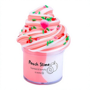 Vividyne – Fournisseurs de slime très demandés : 12 couleurs, pâte transparente dégradée effet cristal. Pâte à modeler moelleuse antiadhésive en gros - Product Image 4