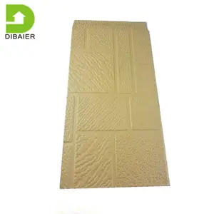 镀锌钢壁板木质外观聚氨酯夹心墙板聚氨酯泡沫板聚氨酯壁板