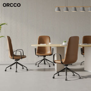 Muebles de oficina Ergonomie ejecutiva Sala de conferencias Tapicería de tela Brazo giratorio Alto ajustable Reunión Silla de oficina - Product Image 1