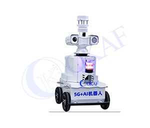 Trí tuệ nhân tạo di động Sentry robot IP PTZ <span class=keywords><strong>camera</strong></span> an ninh với Trạm thời tiết tự động - Product Image 2