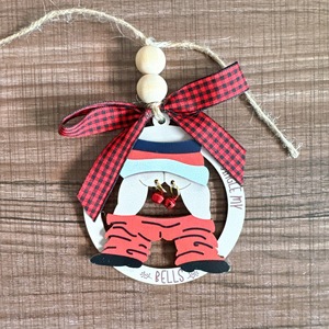 Adornos Navideños Divertidos de Madera DAMAI 2025, Adorno de Santa Feo y Atrevido, Adornos para Árbol de Navidad para Adultos - Product Image 6