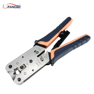 Pince à sertir RJ45 8P professionnelle pour connecteurs modulaires, outil de sertissage à cliquet pour câbles réseau - Product Image 2