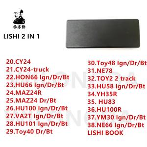 Alat tukang kunci alat Lishi 2 In 1 Lishi KY14 2in1 dekoder dan pilih untuk KIA - Product Image 6