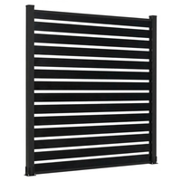 Système de clôture de sécurité en aluminium décoratif avec un design moderne pour usage résidentiel et commercial