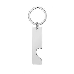 Fashion Waterproof <b>Mirror</b> Polished Blank Joint <b>Irregular</b> Shape Stainless Steel Keychain with Engraved Letters DIY - Product Image 6