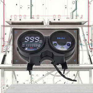 Novo Painel de Instrumentos MotoQueen para BAJAJ BOXER CT100, Velocímetro Eletrônico Digital para Motocicleta - Product Image 3