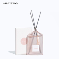Yijia – Verre parfumé de luxe personnalisé avec logo pour diffuseur à bâtonnets, désodorisant d'intérieur unique avec texture agréable, capacité 100 ml