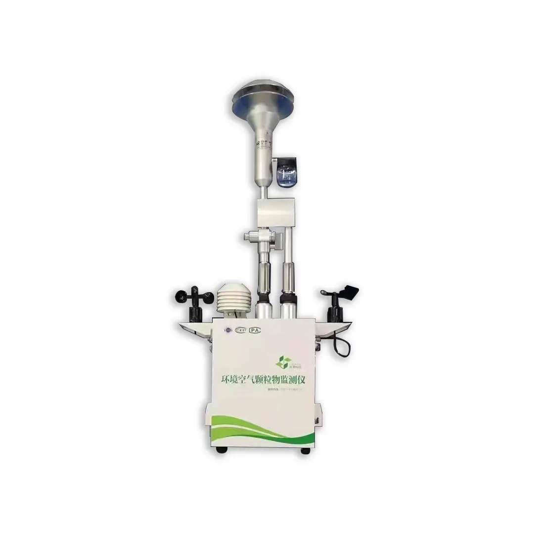 Estación de monitoreo de aire ambiental al aire libre, PM 2,5 PM 10, sistema de monitoreo en línea de polvo y ruido