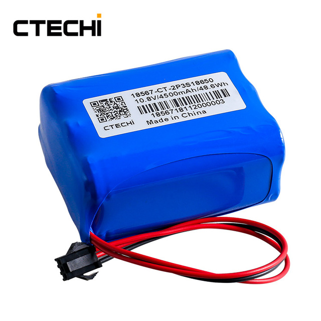 2P3S 18650 Lithium Battery Pack 10.8V 4500mAh 46.8Wh Rechargeable Li ion Battery Pack Medical Equipment Power Battery Pack