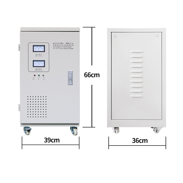 20kVA High Precision AC Servo Voltage Stabilizer Copper Wound Single Phase AVR with SVC and Servo Motor Control for Industry