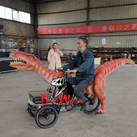 Vélo de dinosaure amusant pour enfants et adultes pour parc d'attractions