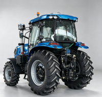 Tracteur agricole HANYE 160 CV Diesel 4x4, moteur Yunnei, cabine climatisée, distributeur hydraulique multidirectionnel, haute productivité, longue durée de vie