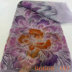 กระเป๋าผ้าลูกไม้ตาข่ายหลากสีสไตล์วินเทจผ้าโปร่งนุ่มเป็นมิตรต่อสิ่งแวดล้อม - Product Image 4