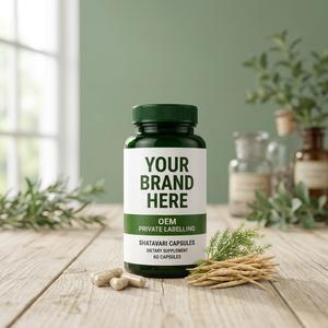 Cápsulas de Shatavari de su Marca, 60 Cápsulas Vegetales, Suplemento Dietético Herbal Natural para Mujeres y Adultos, Apoyo Inmunológico Vegano - Product Image 1