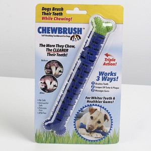New Arrival Pet Training Toy Molar Rod Removable Bone Artificial Dog Nibbling Toothbrush TPR & <b>Plastic</b> Wholesale Pet Supplies - Product Image 1