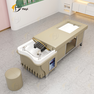 Thái đầu spa nằm xuống rửa tóc ghế salon điện Pedicure Massage dầu gội đầu bảng giường với nước lưu thông hấp - Product Image 2