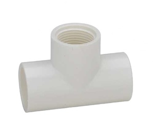Greentech - Conector en T de PVC DIN de Alta Presión PN16 ASTM, Superficie Lisa, 20 mm, para Riego Agrícola/Agua - Product Image 3