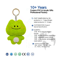 Porte-clés Mascotte Personnalisée en Peluche, Mini Jouets en Peluche, Breloque de Sac, Cadeau Souvenir de Promotion de Marque