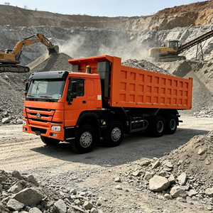 Camion benne de chantier HOWO 8x4 12 roues diesel 40 tonnes pour le déblaiement de chantier et l'élimination des débris, camion benne lourd - Product Image 2