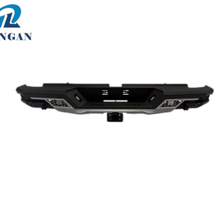 Paraurti Posteriore e Bull Bar Personalizzati per Pickup 4x4, Accessori Off-Road in Acciaio Resistente, Compatibili con Verricello, Verniciatura a Polvere Nera - Product Image 1