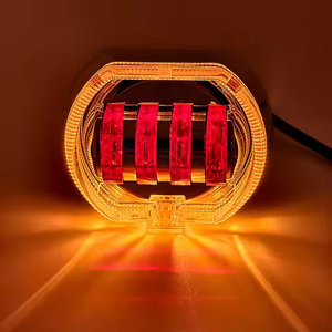 Devil Eye LED phare de moto avec <span class=keywords><strong>Angel</strong></span> Eye 2.5 pouces 12V-80V feux de conduite étanches 30W pour motos de camions tout-terrain - Product Image 2