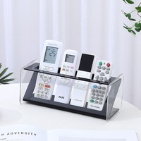 Support de télécommande en acrylique, organisateur de bureau multifonctionnel pour table basse et fournitures de bureau