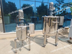 Fourniture VBJX Acier inoxydable 100l 200l 300l 500l Équipement chimique <span class=keywords><strong>en</strong></span> plastique de 800 litres Réservoir de mélange à double enveloppe avec agitateur - Product Image 5