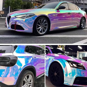 Vente chaude Chrome Couleur Emballage <span class=keywords><strong>Vinyle</strong></span> Film Sans Bulles D'air 1.52*18m <span class=keywords><strong>Vinyle</strong></span> Wrap Film Couleur Changeante Emballage Film <span class=keywords><strong>Vinyle</strong></span> - Product Image 2