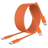 Câble USB-C vers USB-C 240W en promotion, 1,8 m, charge rapide avec conducteur en cuivre pur et gaine en nylon pour Phone15ProMax/S23
